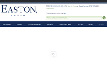 Tablet Screenshot of eastontowncenter.com